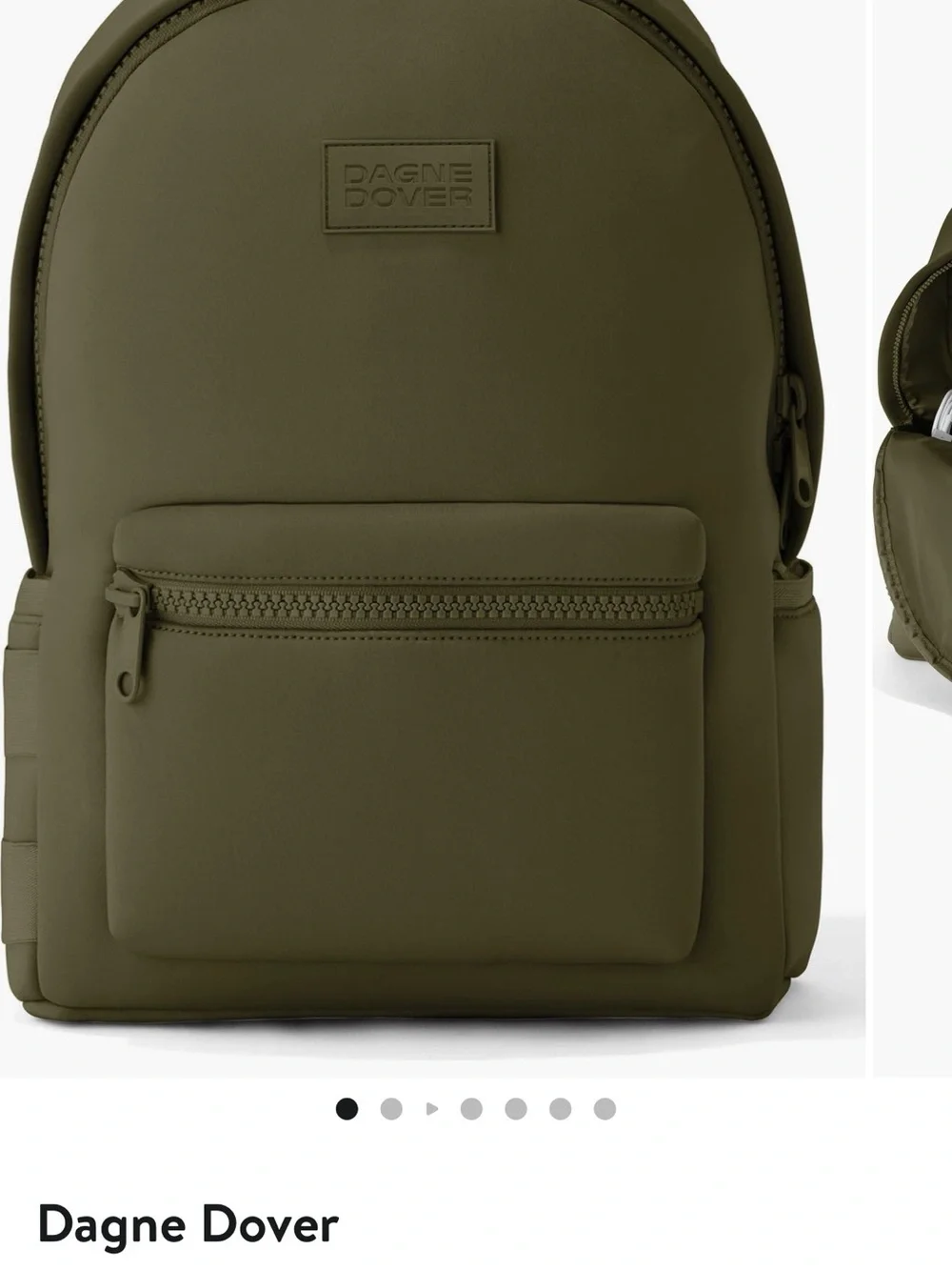 Dagne Dover Dark Moss Large Backpack